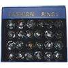 ESPA FUNNY FASHION Anello rosa nera in metallo