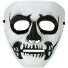 Maschera bianca scheletro horror