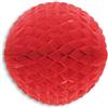 Widmann Srl Sfera a nido d'ape in carta rossa da 33 cm