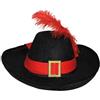 ilshopping Cappello nero moschettiere