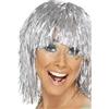 Abiti e Maschere Parrucca disco fashion argento