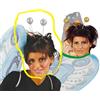 Abiti e Maschere Cerchietto palline argento o oro glitter