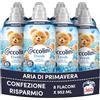 Coccolino Ammorbidente Concentrato Fresh Aria di Primavera, Ammorbidente Lavatrice, Freschezza Lunga Durata, Dermatologicamente Testato, 45 Lavaggi, 8 x 952 ml