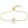Tommy Hilfiger Jewelry Braccialetto da Donna in Oro Giallo con un Cristallo - 2780806