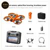Drone RC S156 Arancione Schermo Gimbal Brushless Evitamento Ostacoli