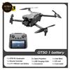 Drone RC GT50 8K Grigio Scuro GPS Brushless Doppia Fotocamera 5G