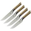 Microtech Steak knife Microtech 4,5" Steak Knife Set Bolstered - Stonewash - Coyote G10