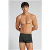 Intimissimi Boxer Uomo In Cotone Superior Stampa Tartan Nero