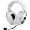Logitech G PRO X 2 LIGHTSPEED Cuffie gaming wireless (Bianco) Microfono a