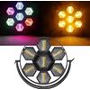 wisdom Coppia Mini Port Flower 7x60W Con Flight Case Lampada Retrò Vintage