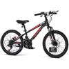 VEVOR Mountain Bike per Strada 21 Velocità per Tutti i Terreni Carico 80 kg Bicicletta da Montagna, Sospensione Completa, Sella Regolabile, Telaio in Acciaio, Alto Tenore di Carbonio, Freno a Disco