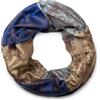 styleBREAKER sciarpa scalda collo con motivo a fiori, fiori di ibisco e Paisley, qualità calda e morbida, sciarpa, donna 01018058