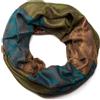 styleBREAKER sciarpa scalda collo con motivo a fiori, fiori di ibisco e Paisley, qualità calda e morbida, sciarpa, donna 01018058