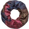 styleBREAKER sciarpa scalda collo con motivo a fiori, fiori di ibisco e Paisley, qualità calda e morbida, sciarpa, donna 01018058