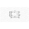 MAGNETI MARELLI 350213159900 Radiatore Radiatore acqua Radiatore motore per FORD Focus II hatchback (DA, HCP, DP) Focus II station wagon (DA, FFS, DS) FOCUS (DAW, DBW)