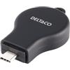 Deltaco Caricabatterie wireless DELTACO Magnetic 3in1 Powerbank Schwarz (QI-1045)