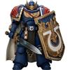 Joy Toy Warhammer 40k Actionfigur Ultramarines Victrix Guardia d'Onore con Scudo della Tempesta e Spada di Potenza 20 cm