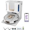 Shark ThermaCharged PowerDetect Wet&Dry, Robot Aspirapolvere Lavapavimenti | Bianco, Rullo Antigrovigli, Lava e Asciuga il Panno, Mappatura/Navigazione 3D, Autopulente, Evita Ostacoli, 3hr, AV2900XEEUWH