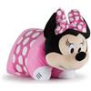 Jay Franco Cuscino Peluche 2 in 1 Disney Minnie, Multiuso Extra Soffice con Chiusura a Strappo per la Cameretta dei Bambini, Viaggi o Pigiama Party
