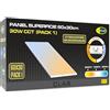 CLAR - Pannello LED 60x30, Plafoniera LED 60x30, Plafoniera da Soffitto, Pannello Illuminante, Dimmerabile CCT (3000ºk a 6000ºk), 30W (Pack 1)