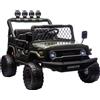 AIYAPLAY Auto Elettrica per Bambini, Fuoristrada TOYOTA FJ 2 Posti 24V, con Sospensioni e Porte Apribili, Verde Scuro | Aosom Italy
