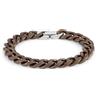 NOMINATION Bracciale beyond in acciaio marrone