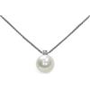 MAYUMI Pendente in oro con diamanti e perle
