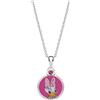 DISNEY Collana in argento pendente donald duck and daisy