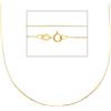 LUXURY MILANO Collana maglia quadrata in oro giallo