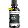 Natural Elements Vitamina D3 e K2 in Gocce K2VITAL Alta Qualità 50 ml