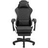 Mars Gaming MGC-X, Sedia da gioco, 120 kg, Sedile imbottito, Schienale imbottito, 190 cm, Nero