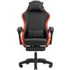 Mars Gaming MGC-X, Sedia da gioco, 120 kg, Sedile imbottito, Schienale imbottito, 190 cm, Nero