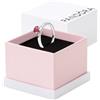 PANDORA - Anello cuore rosso scintillante