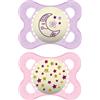 Mam Original Night Succhietto In Silicone 2-6 Mesi 2 Pezzi