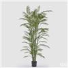 Enzo De Gasperi EDG Enzo De Gasperi Pianta Artificiale Palma Areca con Vaso H223 Cm