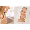 Diana - Specchio Make Up-bianco Touch Screen Con Led