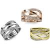 Anello Criss Cross: Oro Rosa 54