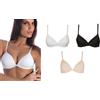 GianMarco Venturi Set 3 Reggiseni Push-up Gianmarco Venturi: Aria Bianco Taglia 3ª