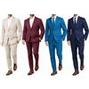 Abiti Da Uomo Sartoriali In 100% Cotone: Blu Scuro Taglia 46
