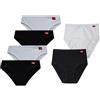 Liabel 6 Slip A Vita Basssa Liabel Bianco Taglia Xs