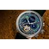 Heritor Automatic Skeleton Watch: Dorato Bianco