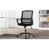 Sedia Da Ufficio Ergonomica Cherry: Nero