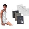 Enrico Coveri 3 Canottiere Da Uomo In Cotone Enrico Coveri: Bianco Taglia M