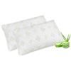 Coppia Di Guanciali In Fiocco In Memory Foam Vertigo Aloe