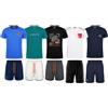 Completo Estivo Da Uomo Corto Con T-shirt E Pantaloncino Kappa: Art.26166 Verde Taglia Xl