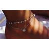 1 Cavigliera Cuore Boho
