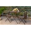 Set Bistrot Hanoi Con 1 Tavolino E 2 Sedie