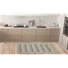 Tappeto Passatoia Da Cucina: Zig Zag Latte Miele 57 X 85 Cm