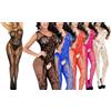 1 Body In Pizzo Floreale Nero
