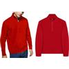 Felpa Lupetto Mezza Zip: Taglia L